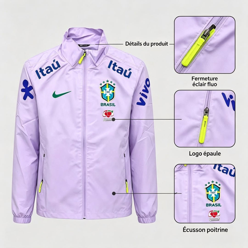 Veste Imperméable Légère du Brésil - Violet