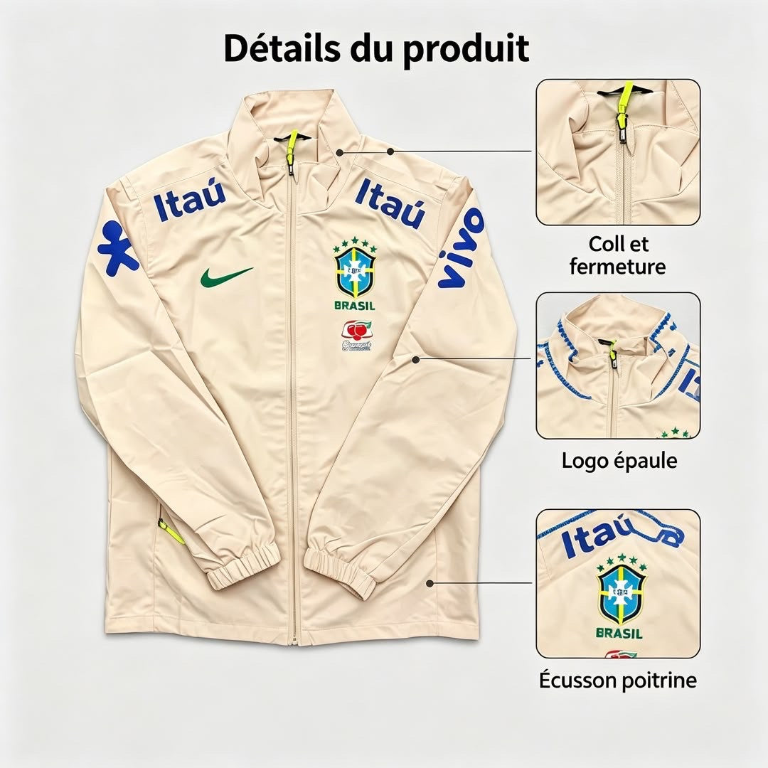 Veste Imperméable Légère du Brésil - Beige clair